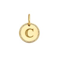 Identity Circle, Small, 14kt goud, Just Franky