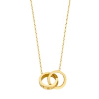 Iconic, Twee ringen, incl.collier 14 goud, Just Franky