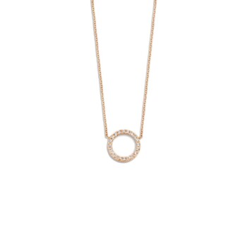 just-diamond-rosegouden-necklace-open-circle